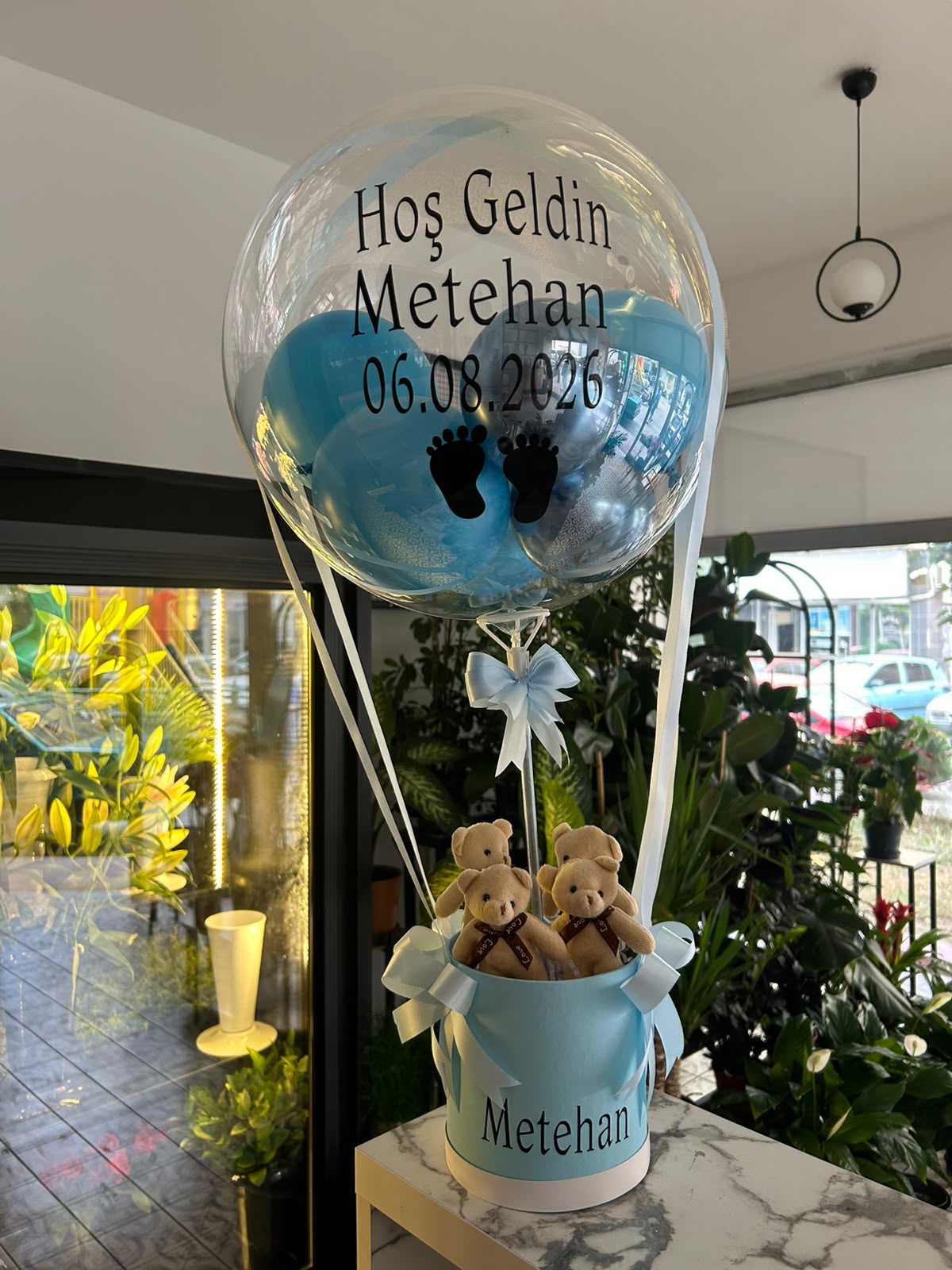 Yenidoğan Erkek Bebek Balonu